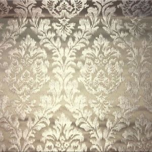 Fabricut Gombessa Taupe Damask Drapery Fabric